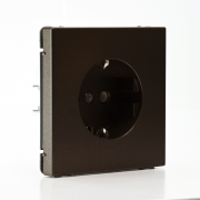 Розетка ArtGallery 16А с заземл. быстрозажим. клем. механизм мокко SE GAL000643S GAL000643S