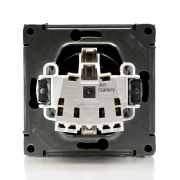 Розетка ArtGallery 16А с заземл. быстрозажим. клем. механизм мокко SE GAL000643S GAL000643S