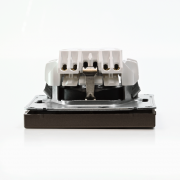 Розетка ArtGallery 16А с заземл. быстрозажим. клем. механизм мокко SE GAL000643S GAL000643S