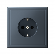 Розетка ArtGallery 16А с заземл. со шторками быстрозажим. клем. механизм грифель SE GAL000745S GAL000745S
