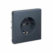 Розетка ArtGallery 16А с заземл. со шторками быстрозажим. клем. механизм грифель SE GAL000745S GAL000745S