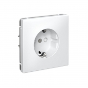 Розетка ArtGallery 16А с заземл. со шторками быстрозажим. клем. механизм лотос SE GAL001345S GAL001345S