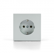 Розетка ArtGallery 16А с заземл. со шторками быстрозажим. клем. механизм алюм. SE GAL000345S GAL000345S