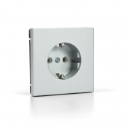 Розетка ArtGallery 16А с заземл. со шторками быстрозажим. клем. механизм алюм. SE GAL000345S GAL000345S
