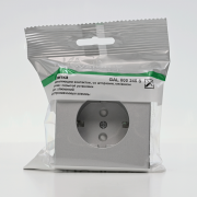 Розетка ArtGallery 16А с заземл. со шторками быстрозажим. клем. механизм алюм. SE GAL000345S GAL000345S