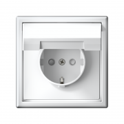 Розетка ArtGallery 16А IP20 с заземл. со шторками с крышкой быстрозажим. клем. механизм бел. SE GAL000146S GAL000146S