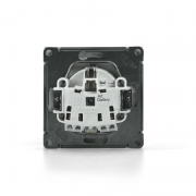 Розетка ArtGallery 16А IP44 с заземл. со шторками с крышкой быстрозажим. клем. механизм бел. SE GAL440146S GAL440146S