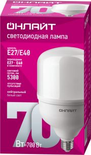 Лампа 82 906 OLL-T140-70-230-840-E27E40 70Вт ОНЛАЙТ 82906 82906