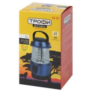 Фонарь светодиодный кемпинговый KB-101 12LED элементы питания 3хAA (не в компл.) син. металлик Трофи Б0054482 Б0054482
