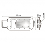 Светильник светодиодный PSL 07 30Вт 5000К IP65 AC180-260 уличный ДКУ Pro JazzWay 5041035 5041035