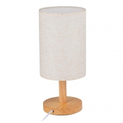 Светильник настольный JH1-01-iv 1х60Вт E27 (основа: натуральное дерево) IP20 JazzWay 5058231 5058231