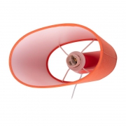 Светильник настольный JH2-01-og E14 IP20 170х100х300мм керамика; ткань; PVC-пластик оранж. JazzWay 5062290 5062290