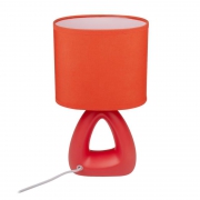 Светильник настольный JH2-01-og E14 IP20 170х100х300мм керамика; ткань; PVC-пластик оранж. JazzWay 5062290 5062290