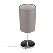 Светильник настольный JH3-01-gy E14 IP20 110х110х310мм метал.; ткань; PVC-пластик сер. JazzWay 5062368 5062368
