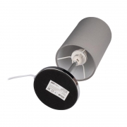 Светильник настольный JH3-01-gy E14 IP20 110х110х310мм метал.; ткань; PVC-пластик сер. JazzWay 5062368 5062368