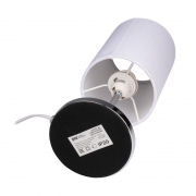 Светильник настольный JH3-01-wh E14 IP20 110х110х310мм метал.; ткань; PVC-пластик бел. JazzWay 5062344 5062344