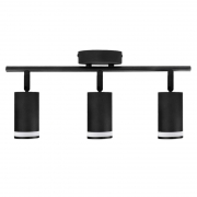 Светильник PCL-0103 3xGU10 IP20 230В BL настен./потолочн. декор. под лампу JazzWay 5066427 5066427