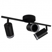 Светильник PCL-0103 3xGU10 IP20 230В BL настен./потолочн. декор. под лампу JazzWay 5066427 5066427