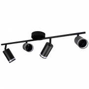 Светильник PCL-0104 4xGU10 IP20 230В BL настен./потолочн. декор. под лампу JazzWay 5066465 5066465