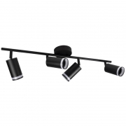 Светильник PCL-0104 4xGU10 IP20 230В BL настен./потолочн. декор. под лампу JazzWay 5066465 5066465