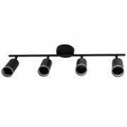 Светильник PCL-0104 4xGU10 IP20 230В BL настен./потолочн. декор. под лампу JazzWay 5066465 5066465