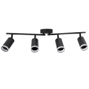 Светильник PCL-0204 4xGU10 IP20 230В BL настен./потолочн. декор. под лампу JazzWay 5066502 5066502