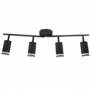 Светильник PCL-0204 4xGU10 IP20 230В BL настен./потолочн. декор. под лампу JazzWay 5066502 5066502