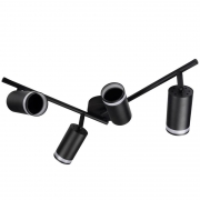 Светильник PCL-0204 4xGU10 IP20 230В BL настен./потолочн. декор. под лампу JazzWay 5066502 5066502