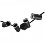 Светильник PCL-0204 4xGU10 IP20 230В BL настен./потолочн. декор. под лампу JazzWay 5066502 5066502