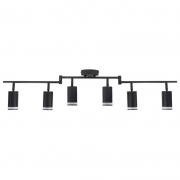 Светильник PCL-0306 6xGU10 IP20 230В BL настен./потолочн. декор. под лампу JazzWay 5066601 5066601