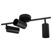 Светильник PCL-0403 3xGU10 IP20 230В BL настен./потолочн. декор. под лампу JazzWay 5066649 5066649