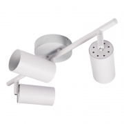 Светильник PCL-0403 3xGU10 IP20 230В WH настен./потолочн. декор. под лампу JazzWay 5066663 5066663