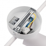 Светильник PCL-0403 3xGU10 IP20 230В WH настен./потолочн. декор. под лампу JazzWay 5066663 5066663