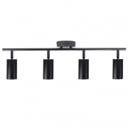 Светильник PCL-0404 4xGU10 IP20 230В BL настен./потолочн. декор. под лампу JazzWay 5066687 5066687