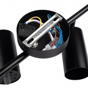 Светильник PCL-0404 4xGU10 IP20 230В BL настен./потолочн. декор. под лампу JazzWay 5066687 5066687