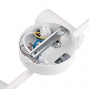 Светильник PCL-0404 4xGU10 IP20 230В WH настен./потолочн. декор. под лампу JazzWay 5066700 5066700