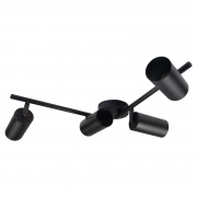 Светильник PCL-0504 4xGU10 IP20 230В BL настен./потолочн. декор. под лампу JazzWay 5066724 5066724