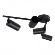 Светильник PCL-0504 4xGU10 IP20 230В BL настен./потолочн. декор. под лампу JazzWay 5066724 5066724