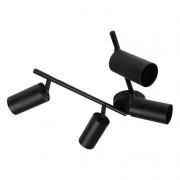 Светильник PCL-0504 4xGU10 IP20 230В BL настен./потолочн. декор. под лампу JazzWay 5066724 5066724