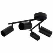 Светильник PCL-0504 4xGU10 IP20 230В BL настен./потолочн. декор. под лампу JazzWay 5066724 5066724