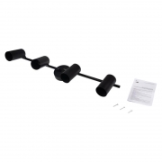 Светильник PCL-0504 4xGU10 IP20 230В BL настен./потолочн. декор. под лампу JazzWay 5066724 5066724