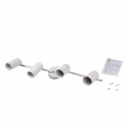 Светильник PCL-0504 4xGU10 IP20 230В WH настен./потолочн. декор. под лампу JazzWay 5066748 5066748