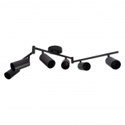 Светильник PCL-0606 6xGU10 IP20 230В BL настен./потолочн. декор. под лампу JazzWay 5066762 5066762