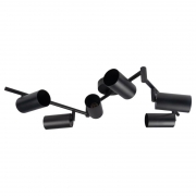 Светильник PCL-0606 6xGU10 IP20 230В BL настен./потолочн. декор. под лампу JazzWay 5066762 5066762