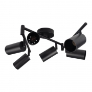 Светильник PCL-0606 6xGU10 IP20 230В BL настен./потолочн. декор. под лампу JazzWay 5066762 5066762