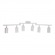 Светильник PCL-0606 6xGU10 IP20 230В WH настен./потолочн. декор. под лампу JazzWay 5066786 5066786