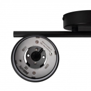 Светильник PCL-0702 max 20Вт (каждая лампа) 2xGX53 IP20 230В BL настен./потолочн. декор. под лампу JazzWay 5066809 5066809