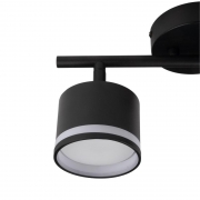 Светильник PCL-0702 max 20Вт (каждая лампа) 2xGX53 IP20 230В BL настен./потолочн. декор. под лампу JazzWay 5066809 5066809