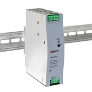 Блок питания на дин рейку 75Вт Uвх 220В AC Uвых 24В DC постоянного тока EKF DR-E-75W-24 DR-E-75W-24