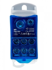 Блок распределительный на DIN-рейку РБД-160А ИЭК RBD-160 RBD-160